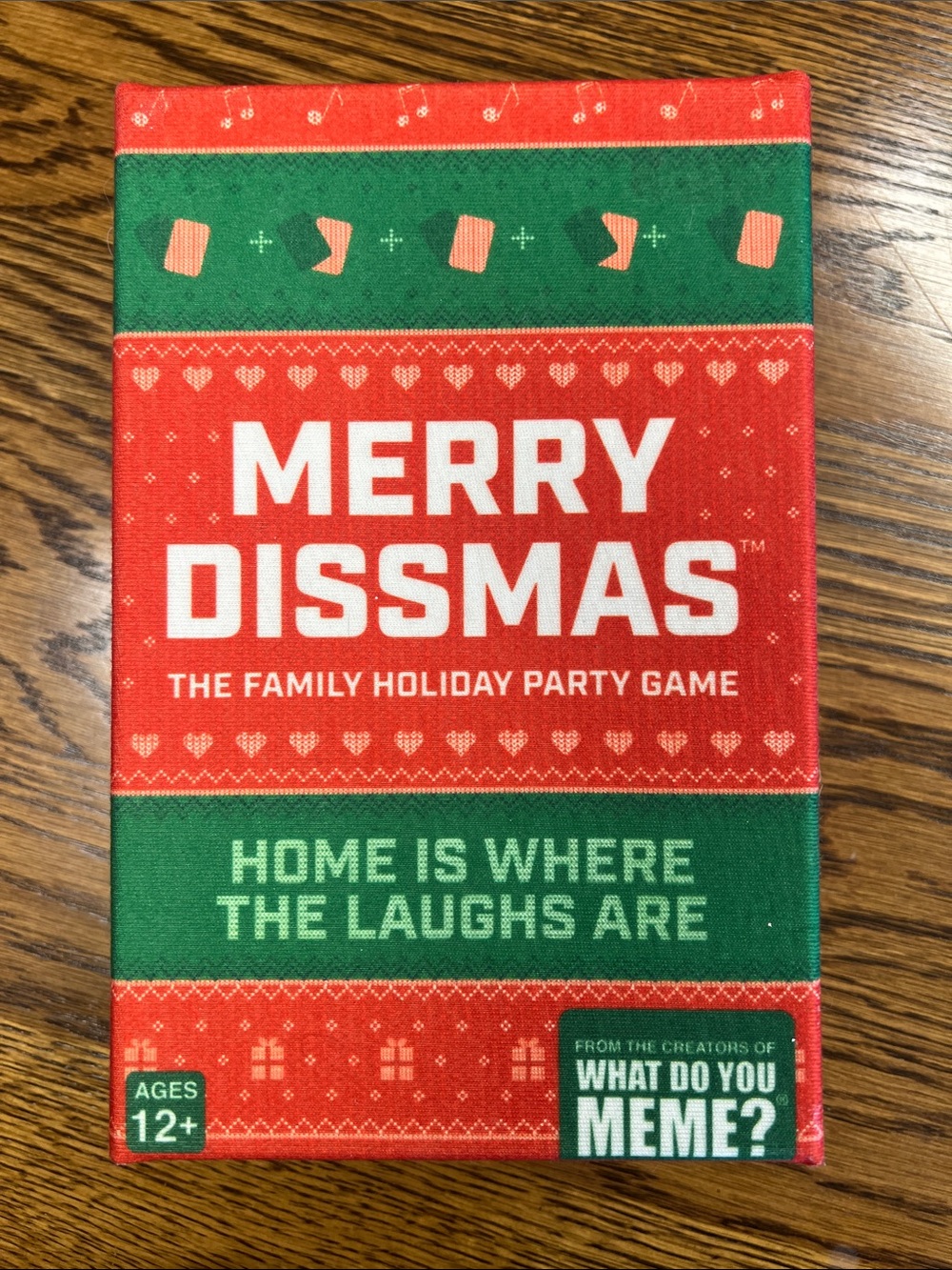 Merry Dissmas Holiday Party Game - Red & Green